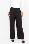 ''PETITE'' ESSENTIAL TROUSER MID WAIST WIDE LEG