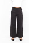 ''PETITE'' ESSENTIAL TROUSER MID WAIST WIDE LEG