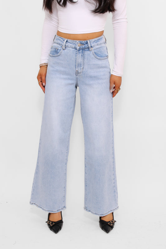 ''PETITE'' WIDE LEG JEANS 9212