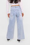 ''PETITE'' WIDE LEG JEANS 9212