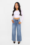 ''PETITE'' DAD FIT JEANS 195-2