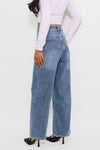 ''PETITE'' DAD FIT JEANS 195-2