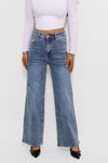 ''PETITE'' WIDE LEG JEANS 263-7