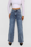 ''PETITE'' WIDE LEG JEANS 263-7