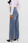 ''PETITE'' WIDE LEG JEANS 263-7
