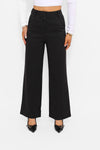 ''PETITE'' ESSENTIAL TROUSER HIGH WAIST WIDE LEG