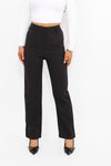 ''PETITE'' ESSENTIAL TROUSER HIGH WAIST STRAIGHT LEG