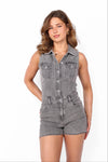DENIM PLAYSUIT