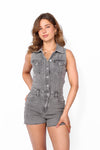 DENIM PLAYSUIT