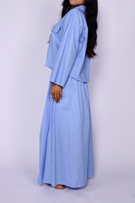 JANA COTTON SET - SKY BLUE