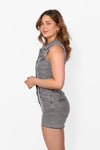 DENIM PLAYSUIT