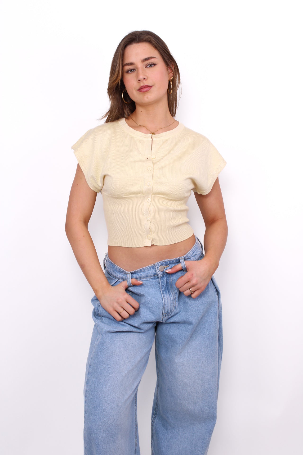 STELLA TOP - BUTTER YELLOW