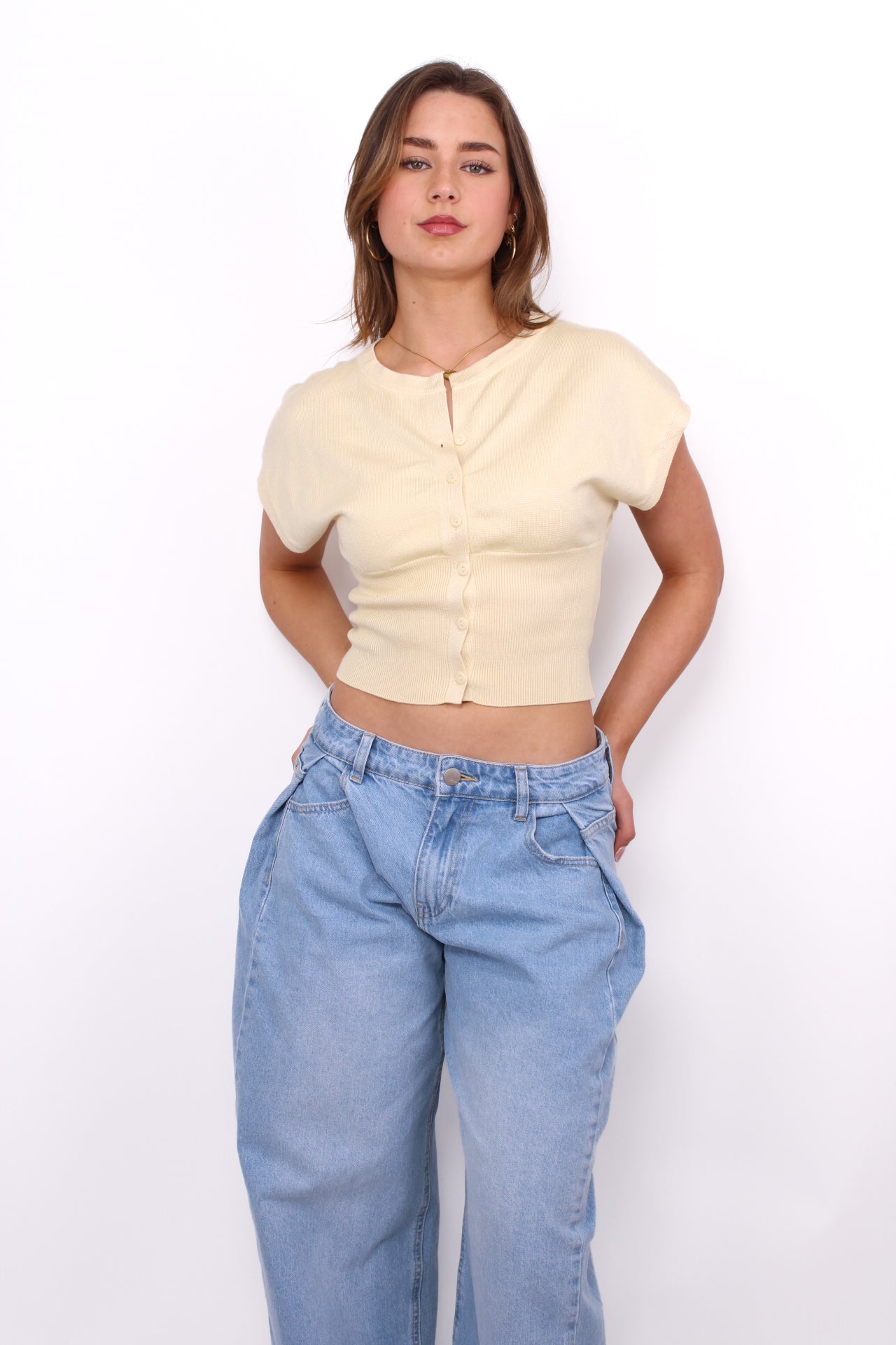 STELLA TOP - BUTTER YELLOW