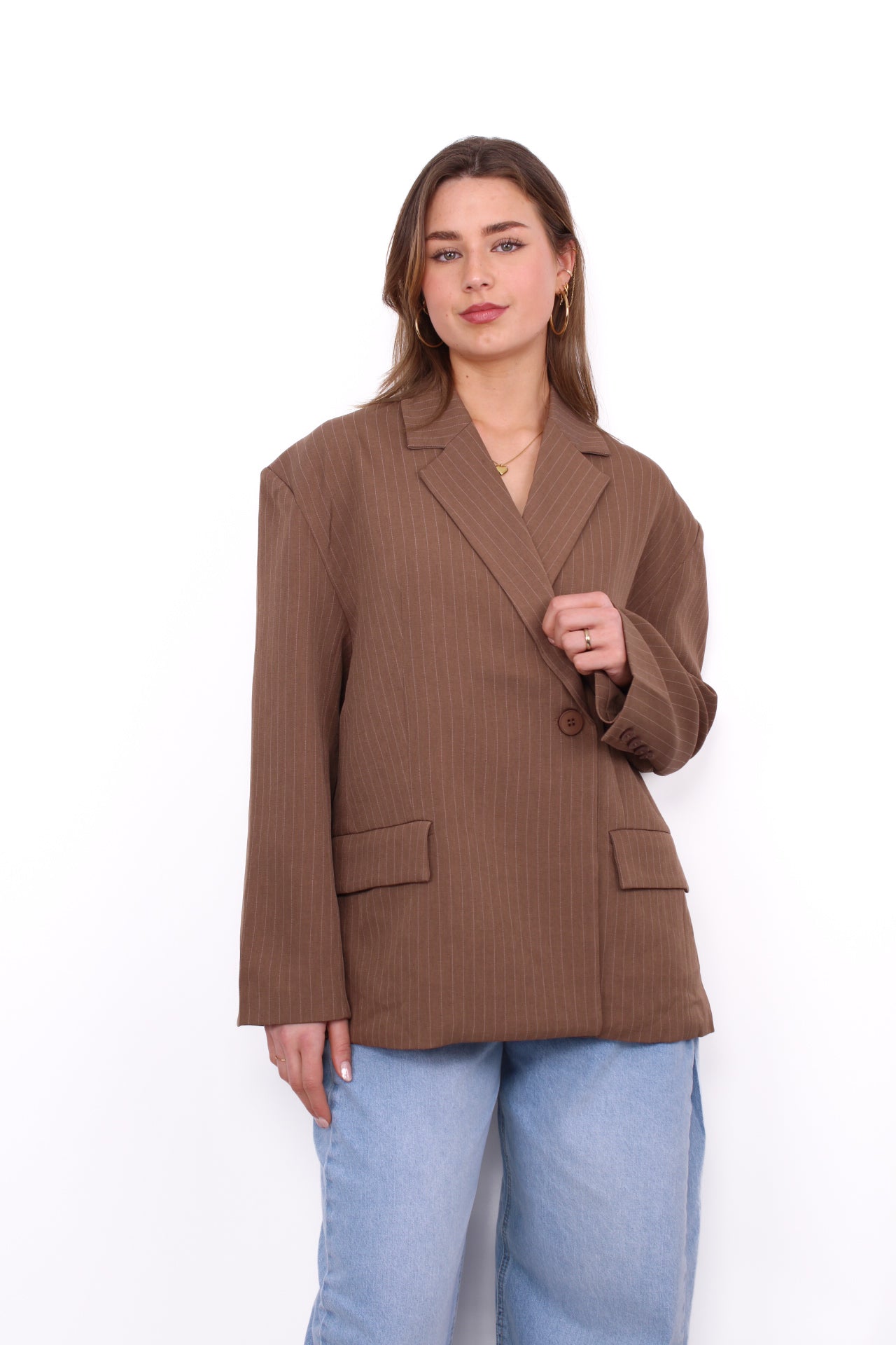 MARLEY BLAZER - LIGHT BROWN