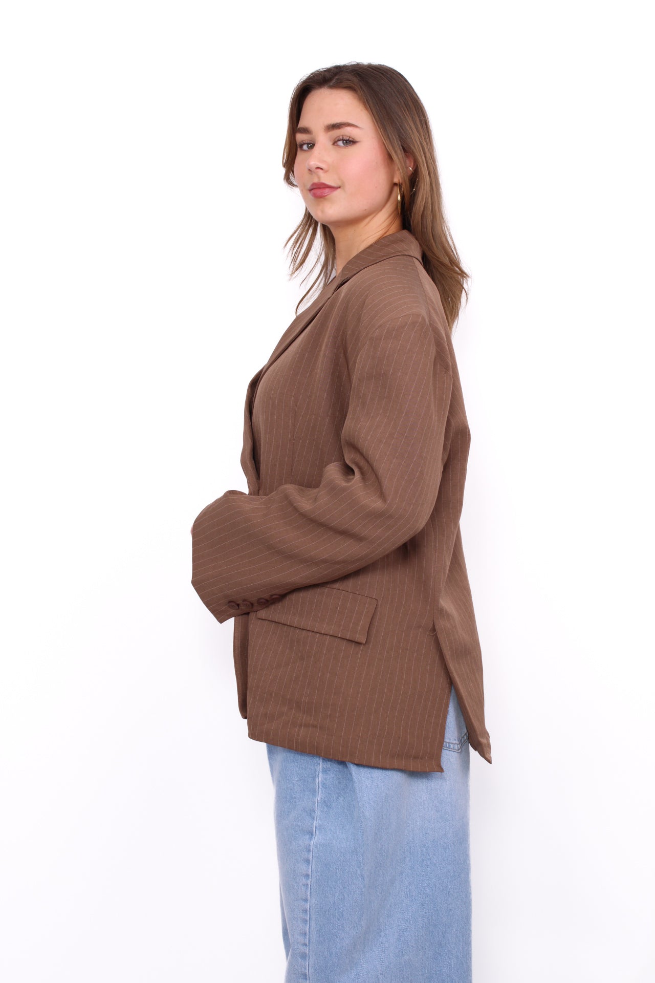 MARLEY BLAZER - LIGHT BROWN