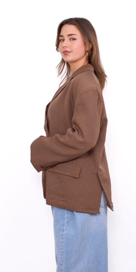 MARLEY BLAZER - LIGHT BROWN