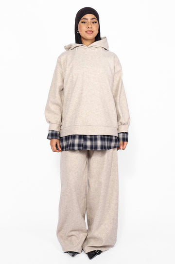 CHECKERED JOGGER SET