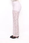 LACE PANTS - WHITE