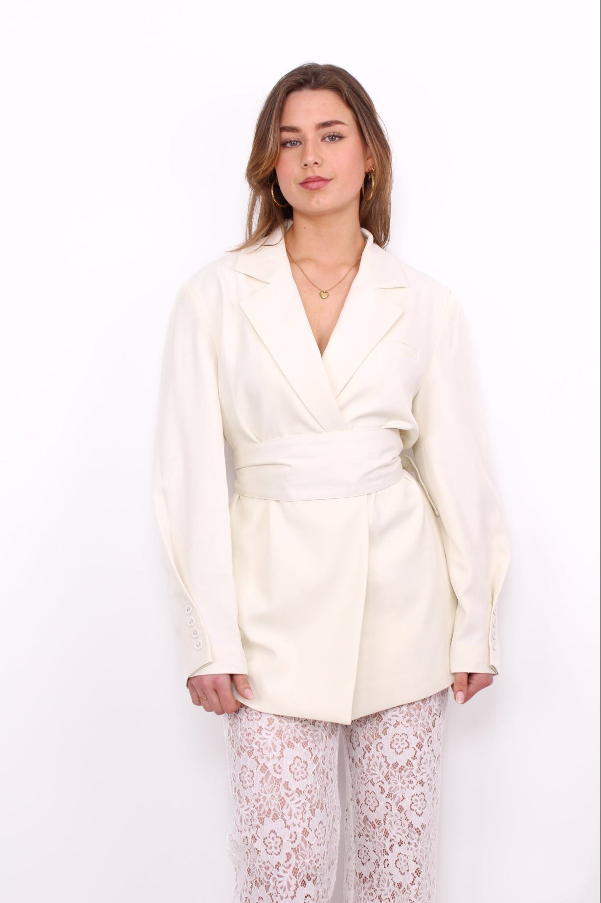 TAYLOR BLAZER - OFF WHITE