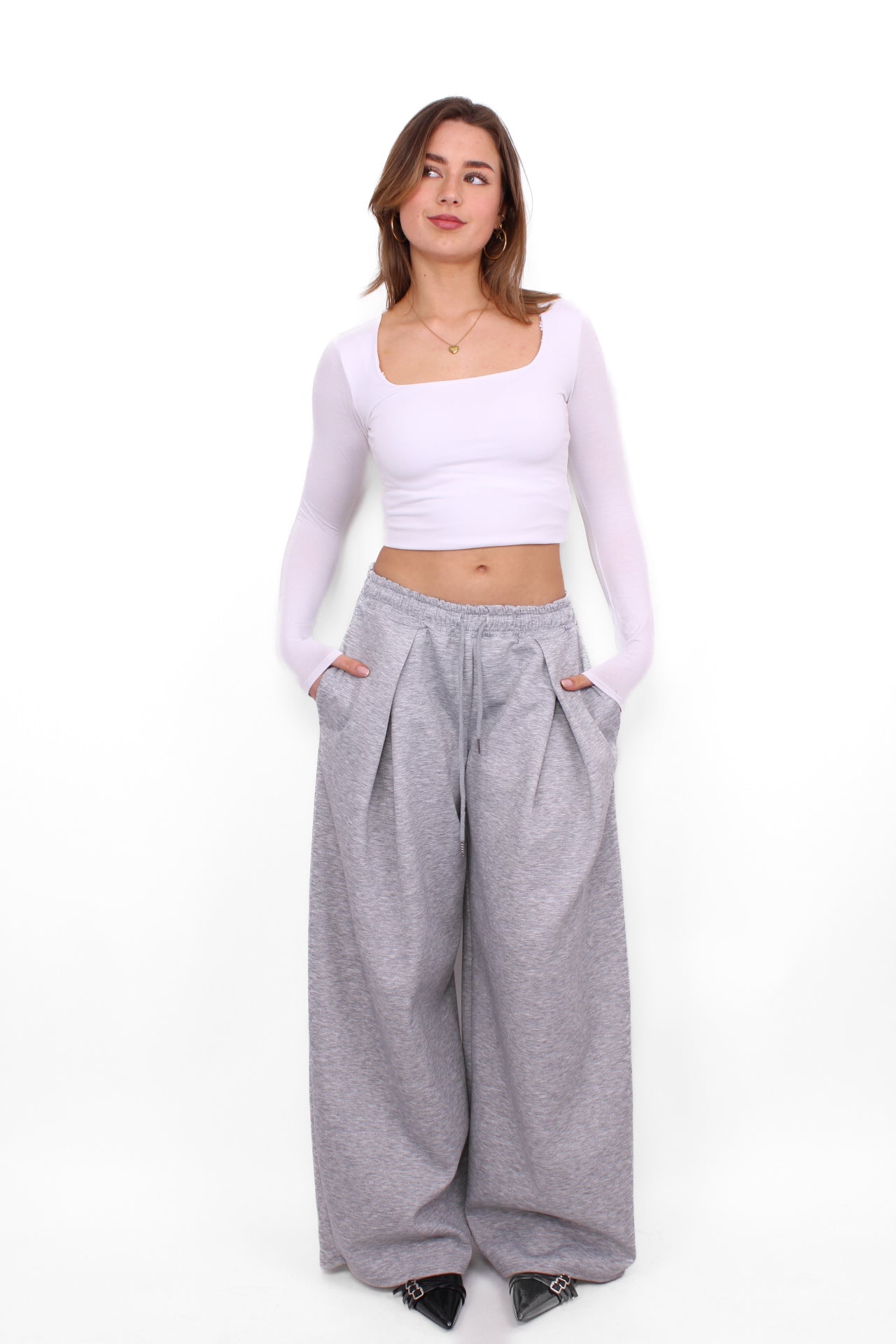 MADISON JOGGER - GREY MARL