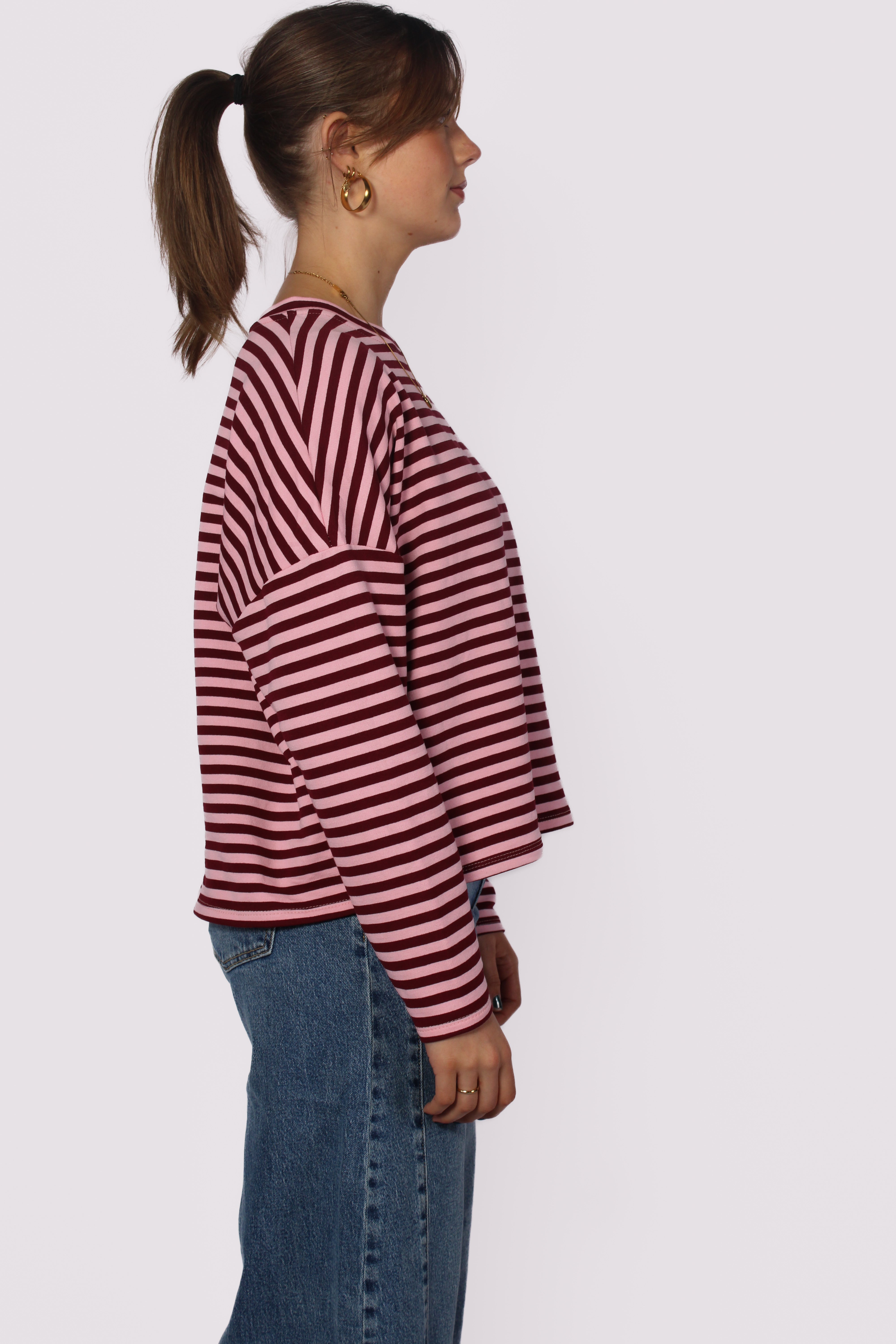 STRIPES LONG SLEEVE - PINK