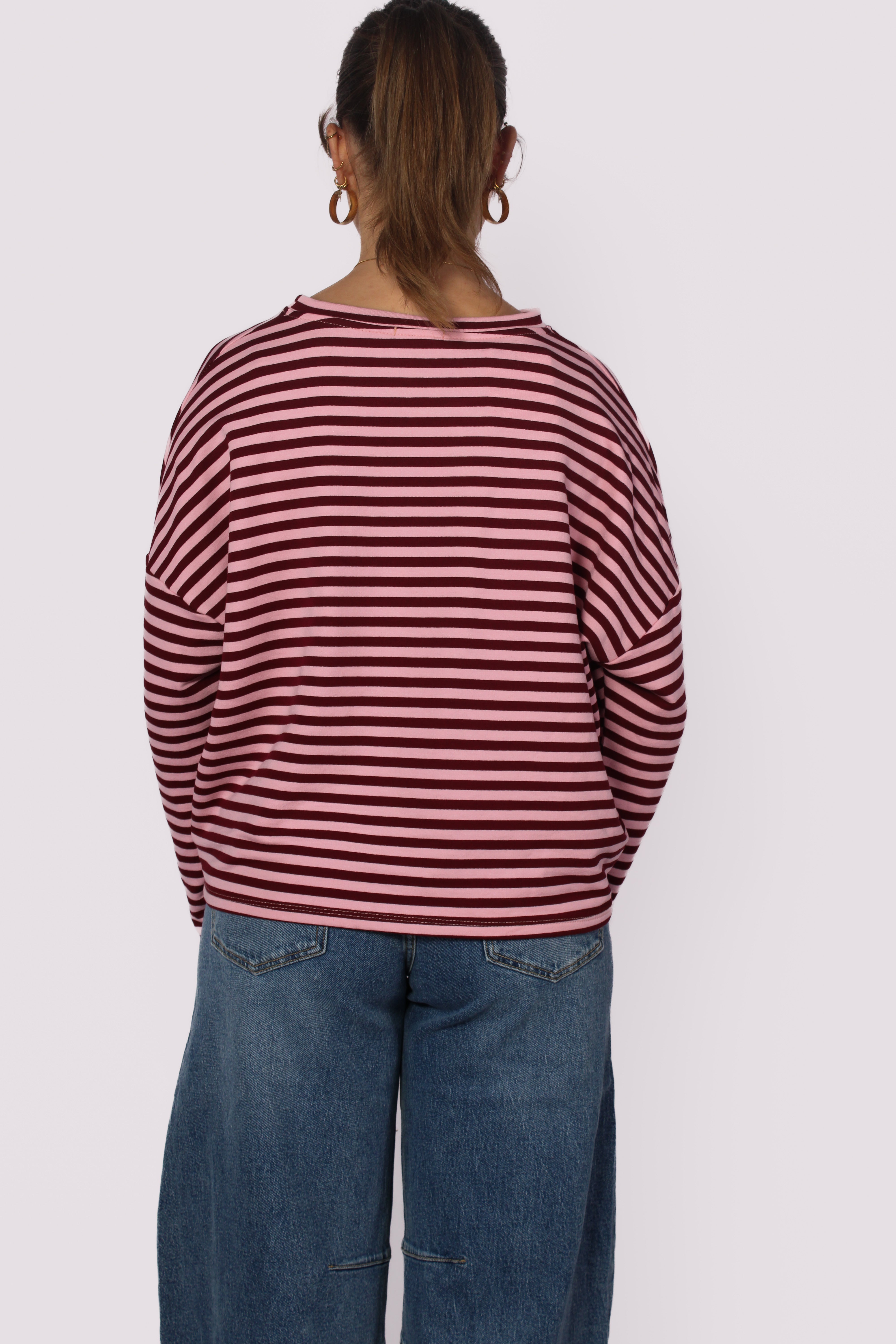 STRIPES LONG SLEEVE - PINK