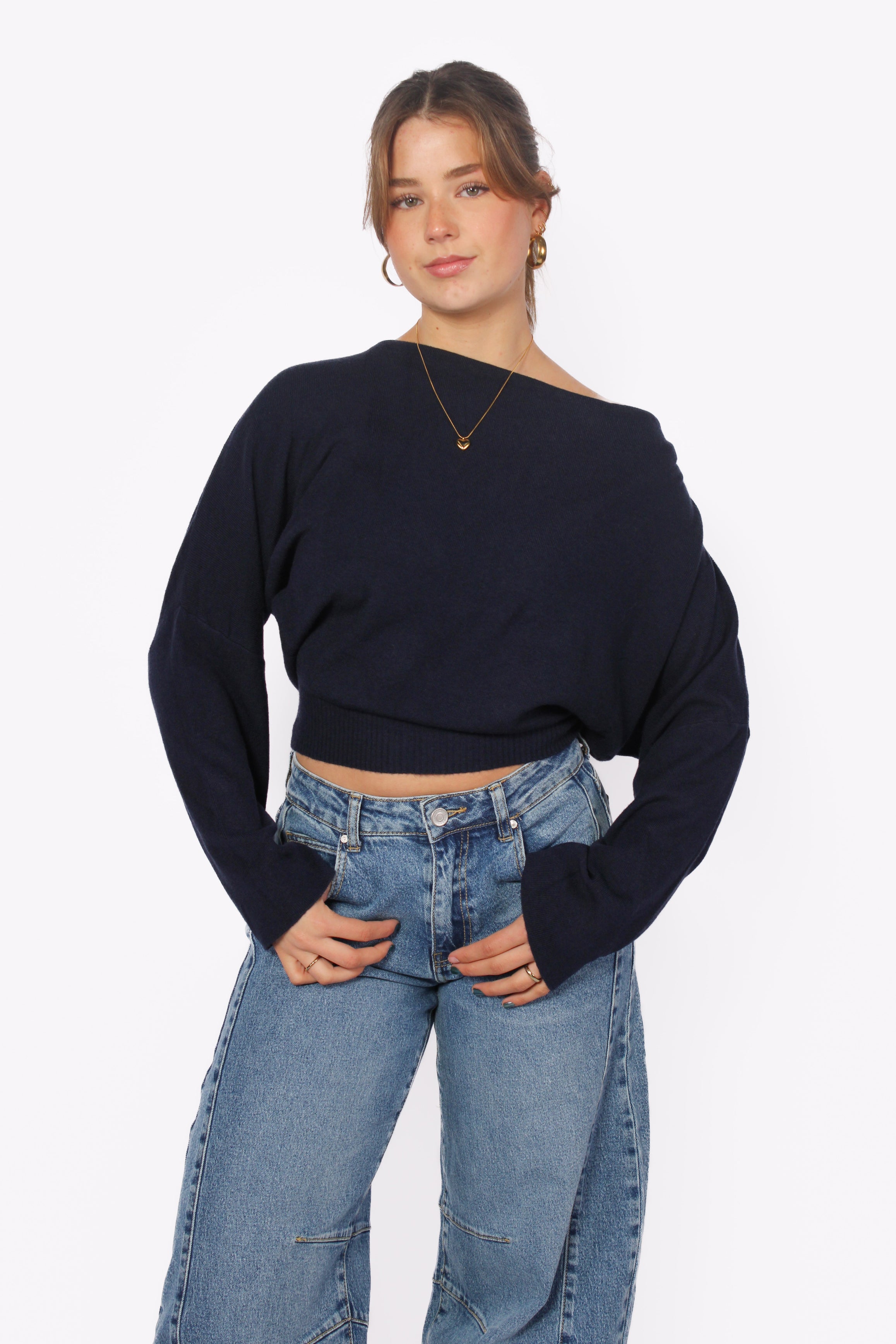 CELESTE SWEATER - NAVY