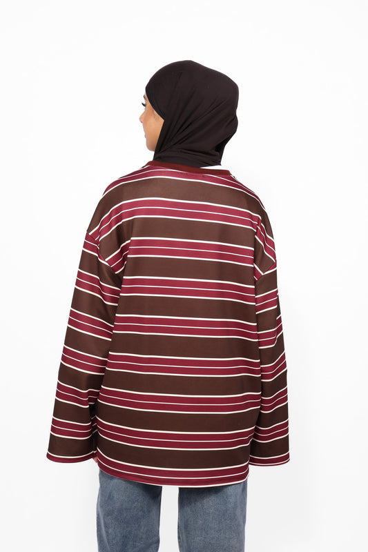 LILOU STRIPES LONGSLEEVE