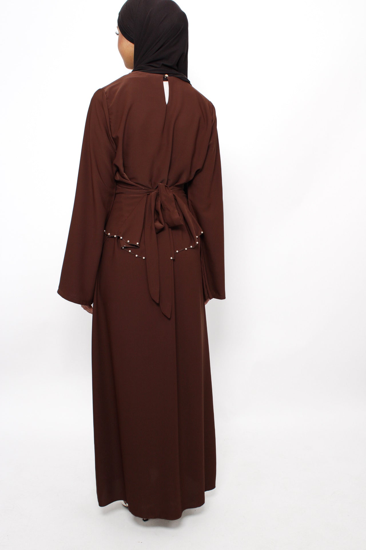MARWA DRESS - BROWN