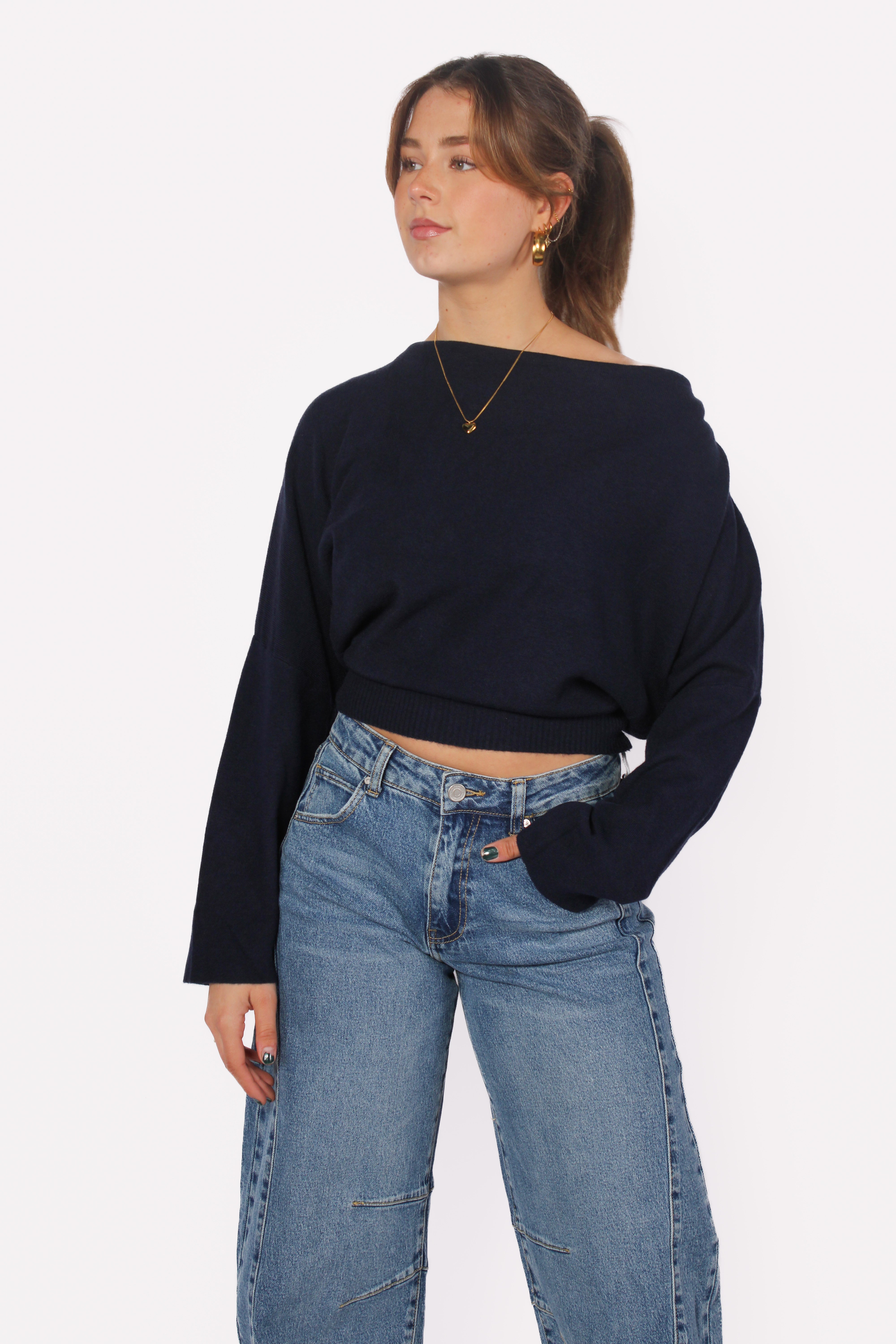 CELESTE SWEATER - NAVY