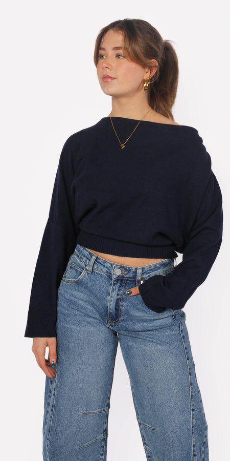 CELESTE SWEATER - NAVY