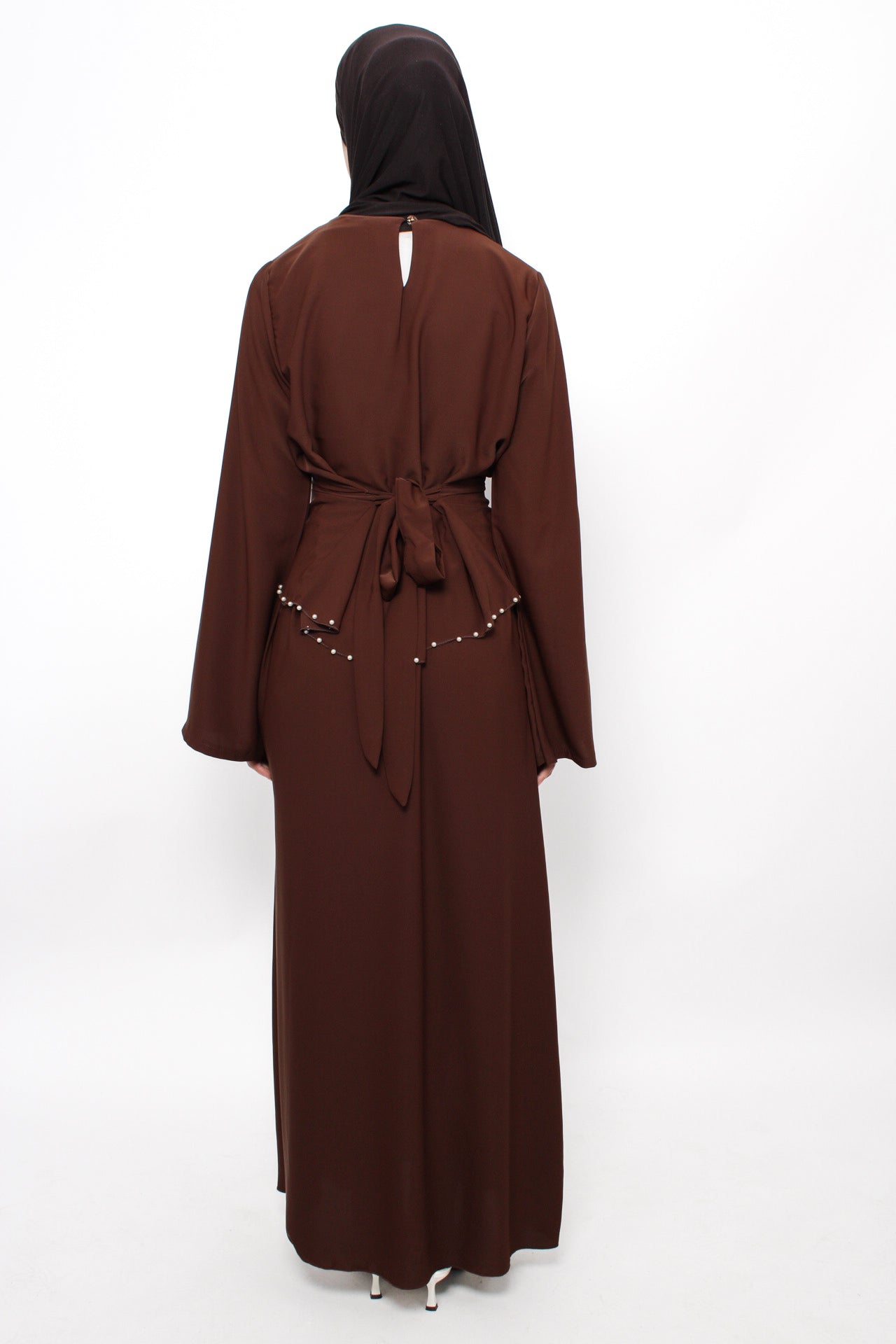 MARWA DRESS - BROWN