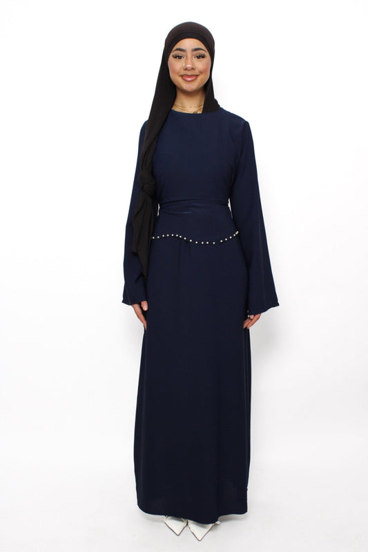 MARWA DRESS - NAVY