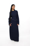 MARWA DRESS - NAVY