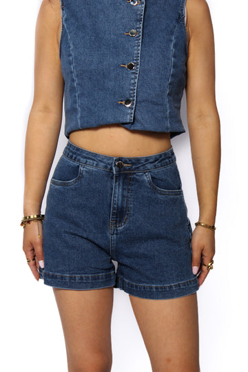 SHORT 0023 - DARK DENIM