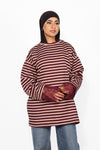 STRIPED LACE LONGSLEEVE