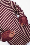 STRIPED LACE LONGSLEEVE