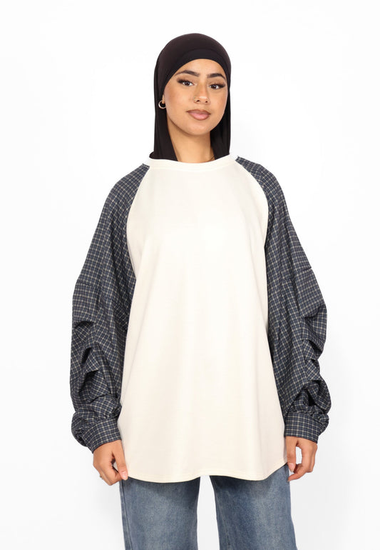 ALARA CHECKERED SWEATER