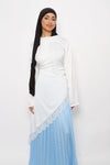 AYA LACE TOP LONG - WHITE