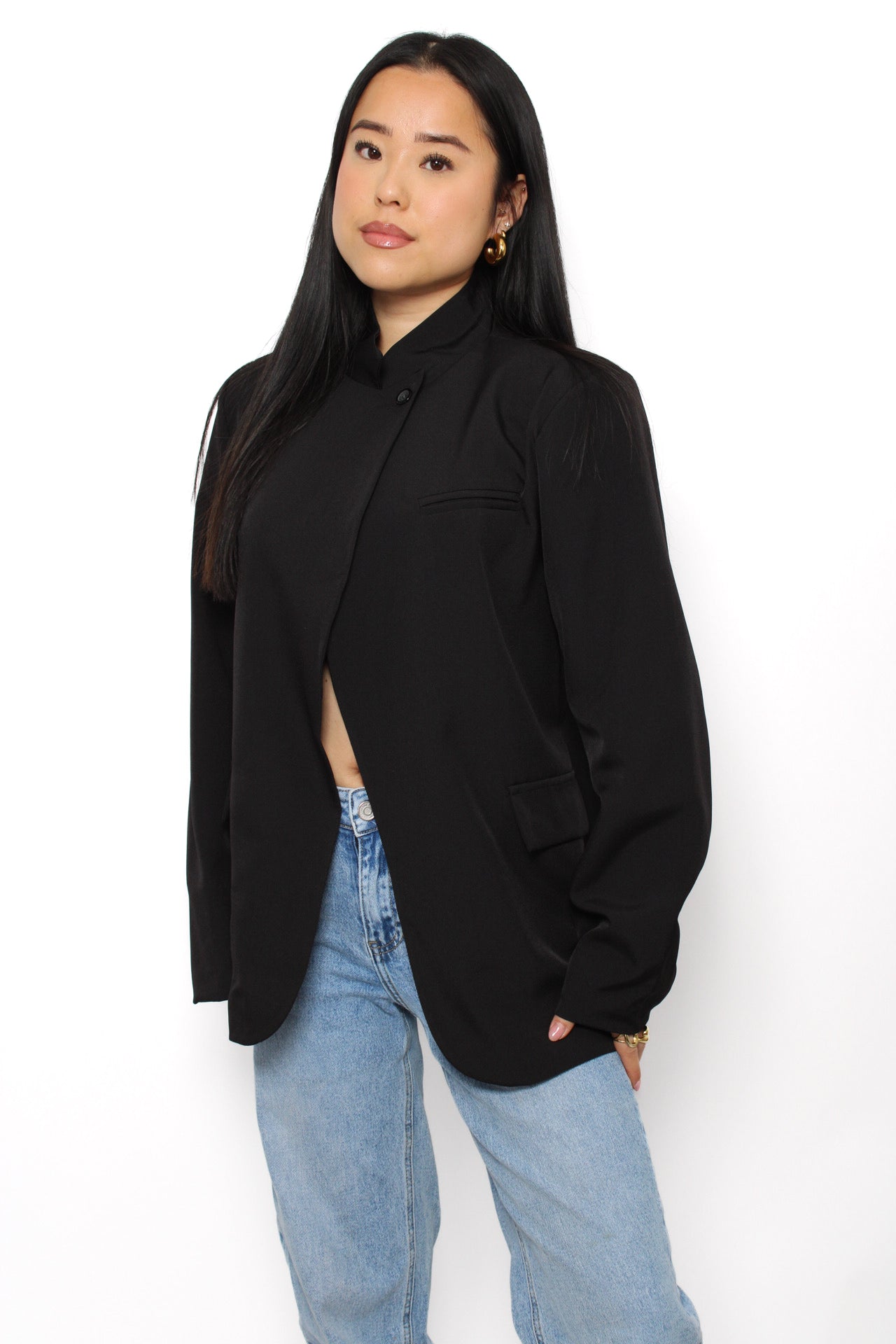 THE ICON BLAZER - BLACK