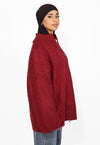 OVERSIZED CABLE ZIPPER KNIT
