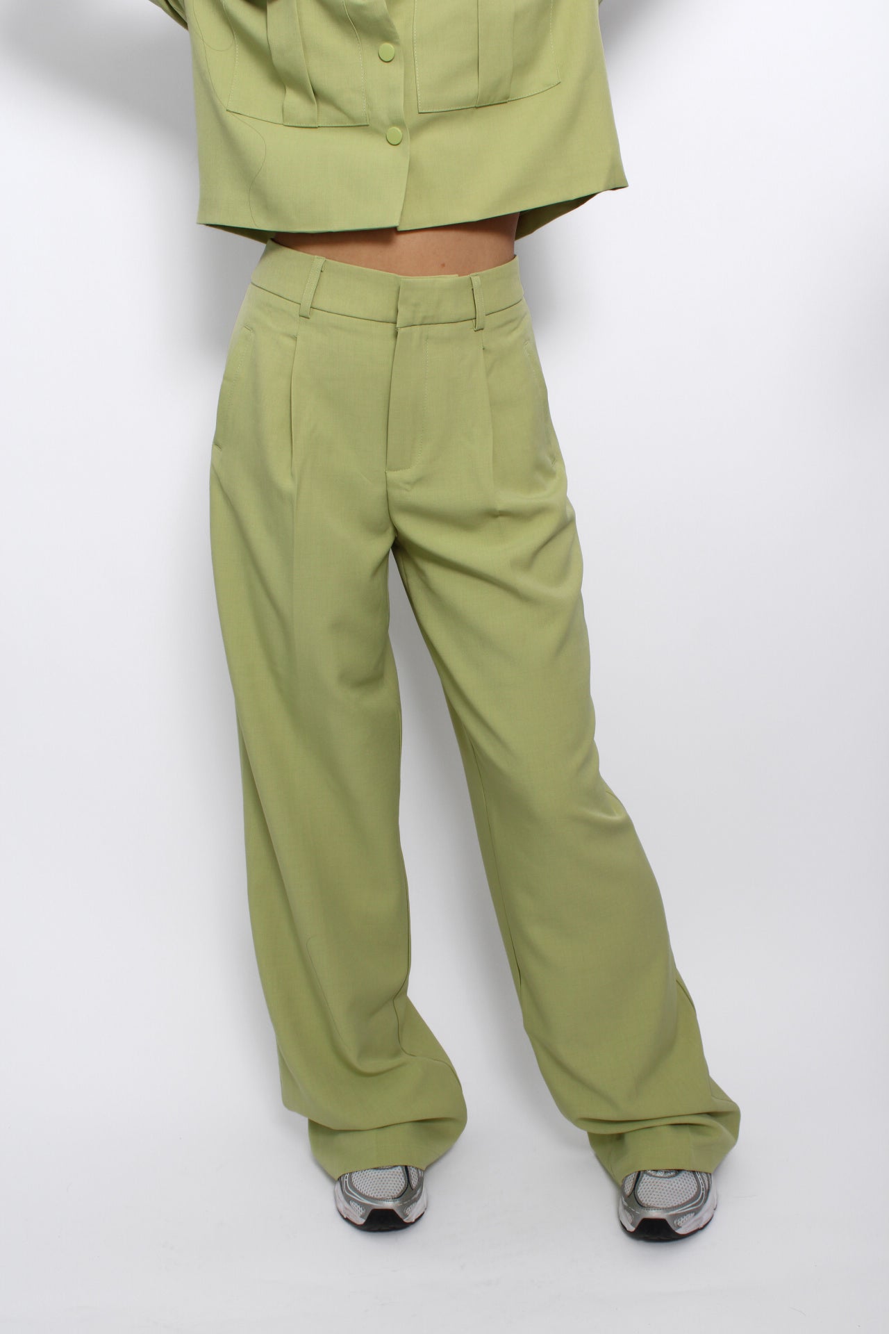 BEAU PANTS - LIME GREEN
