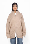 OVERSIZED ZIPPER KNIT