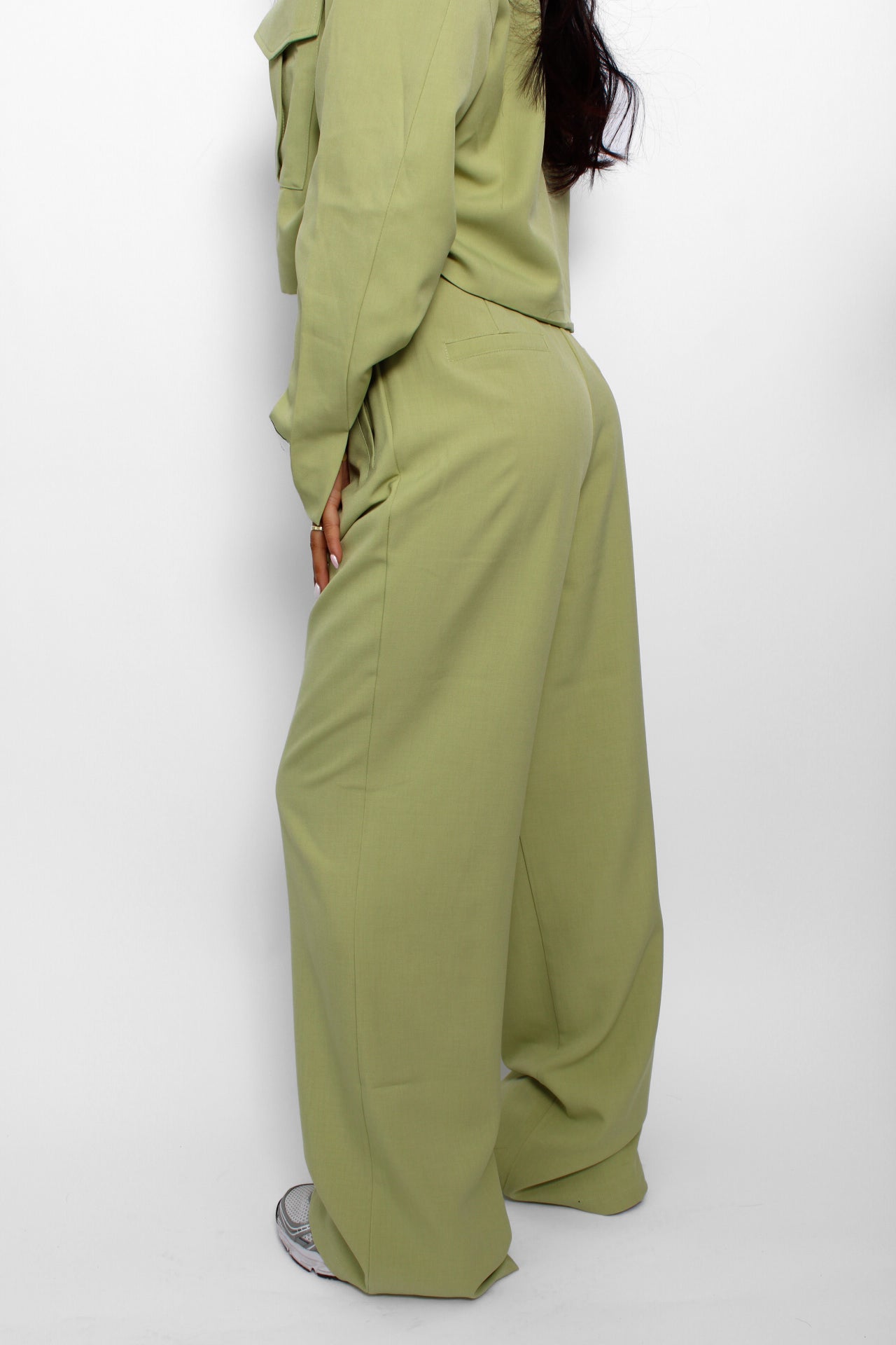 BEAU PANTS - LIME GREEN