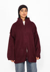 OVERSIZED ZIPPER KNIT