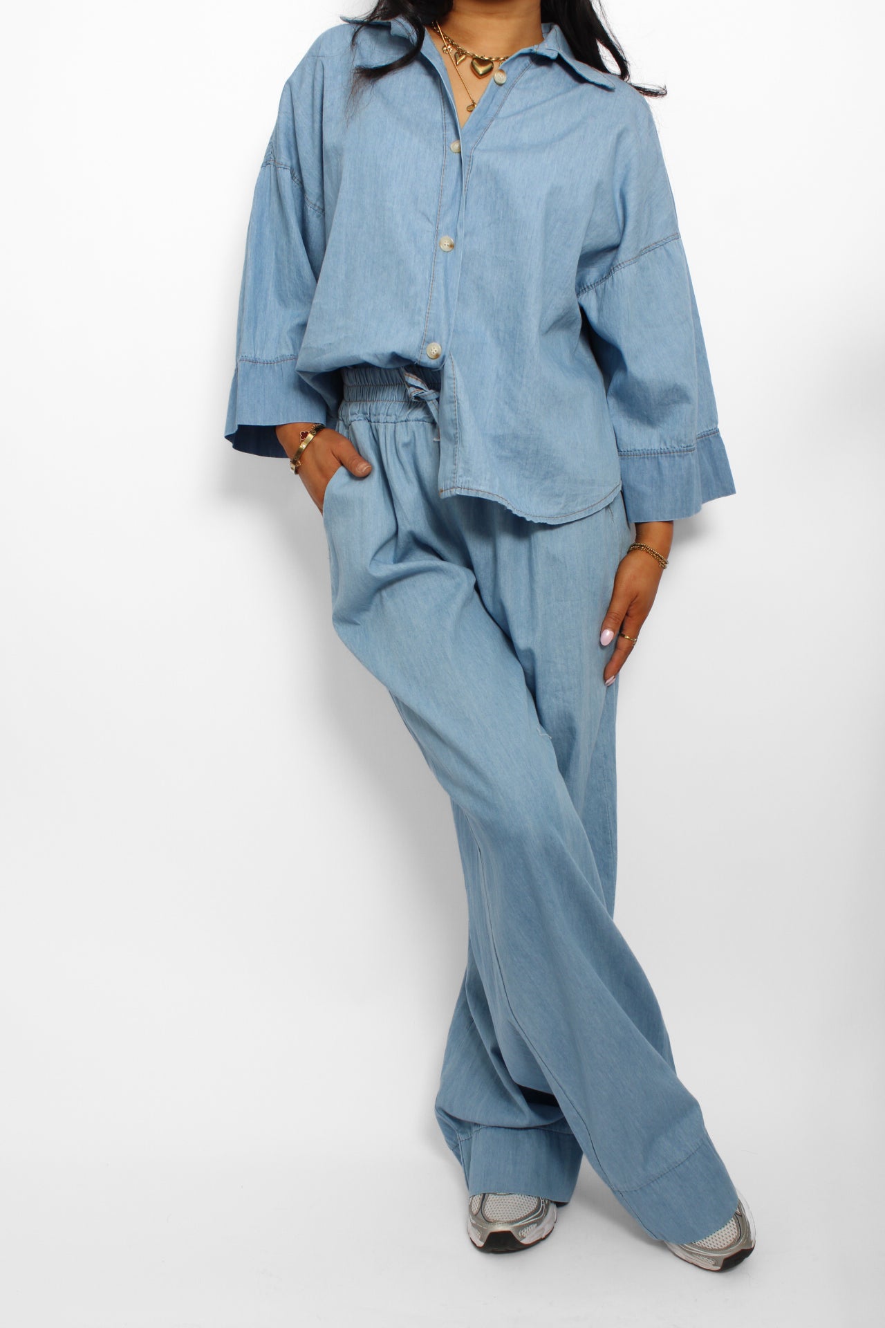 LANA SET - LIGHT DENIM