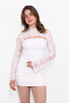 MIDNIGHT LACE TOP