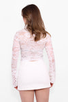 MIDNIGHT LACE TOP