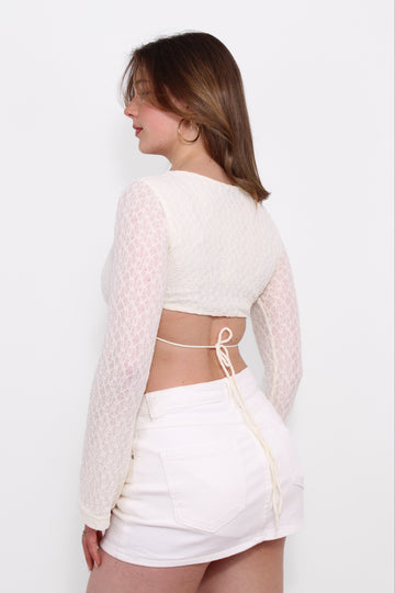 HIDDEN ROMANCE LACE TOP