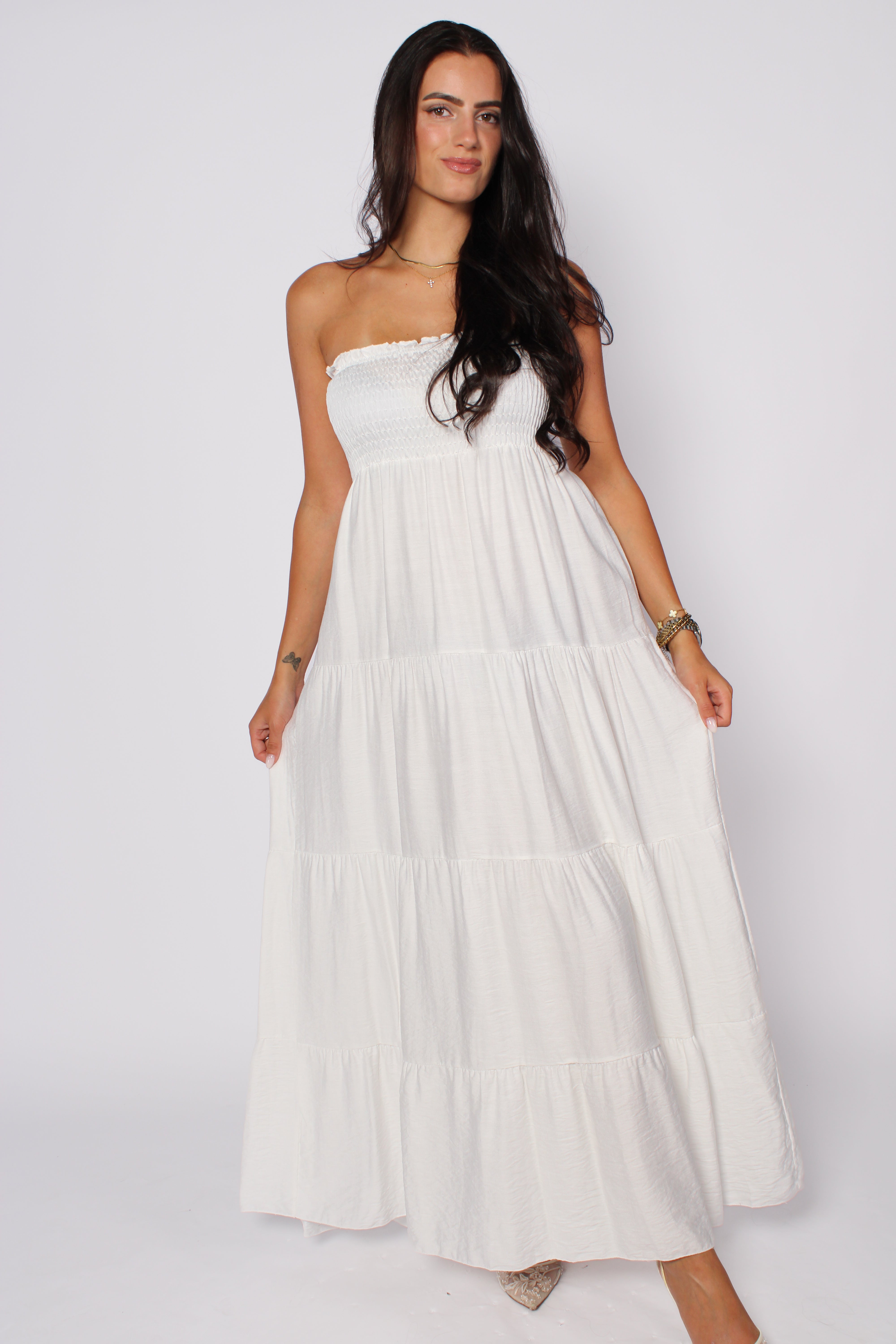 MADISON DRESS - WHITE